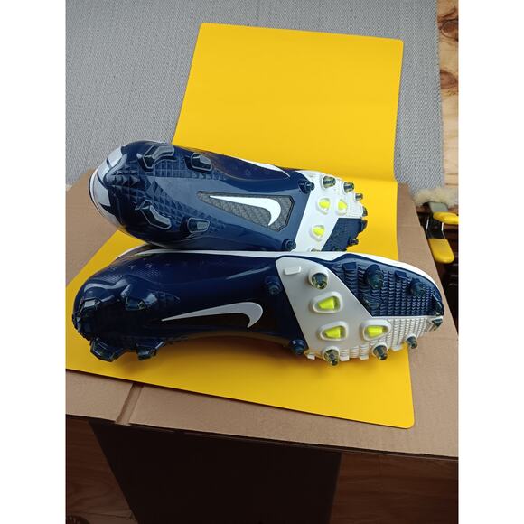 Nike Vapor Carbon Elite Football‎ Cleats Mens 16 Midnight Blue Hyperfuse Sports main image 4